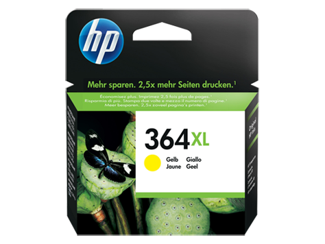 Tinteiro HP Original 364 XL Amarelo